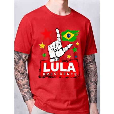 Camiseta Presidente Lula Unissex