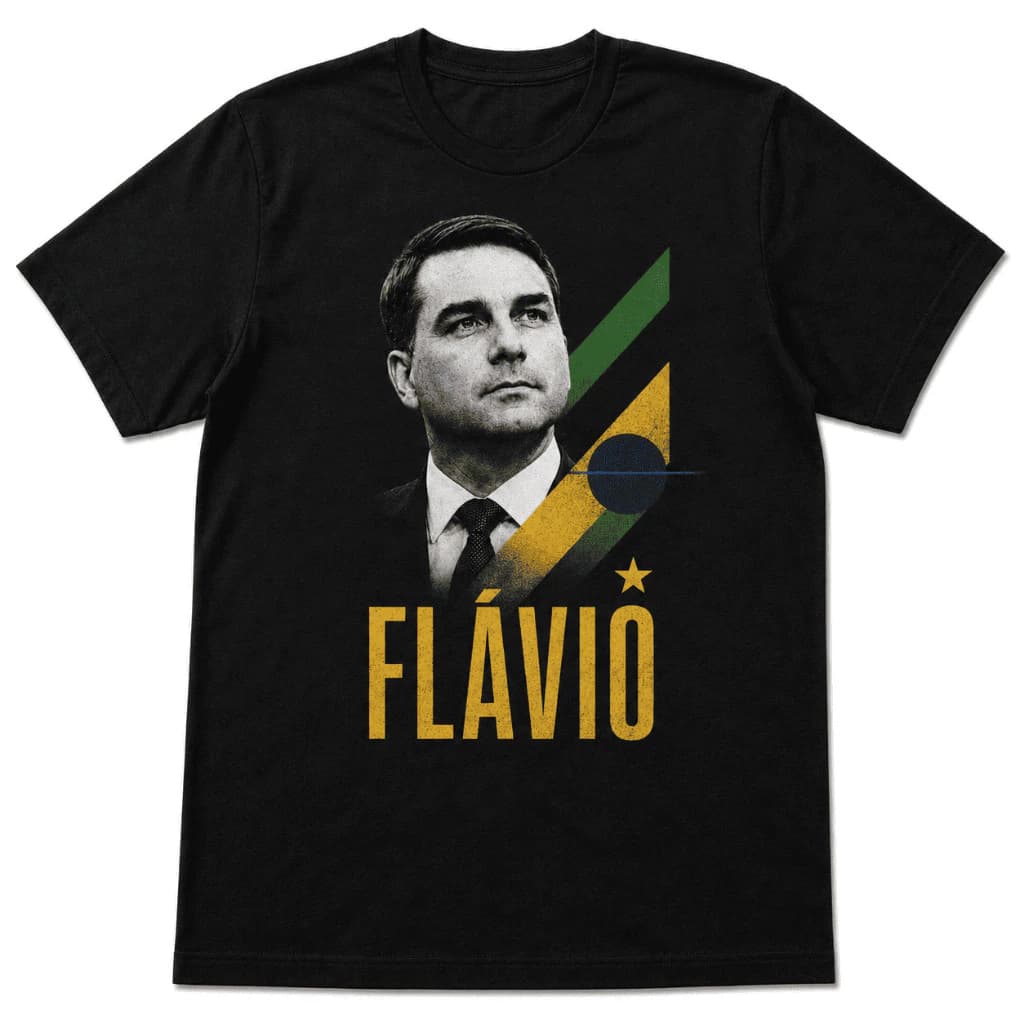 Camiseta Flávio — estampa frontal