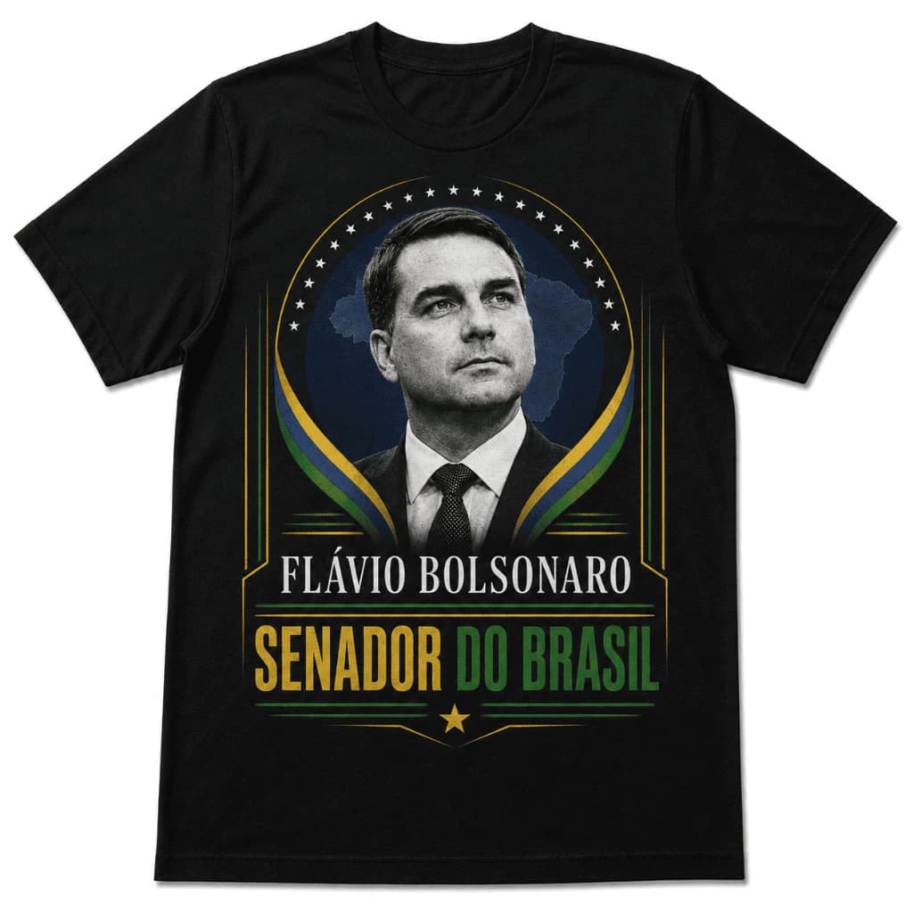 Camiseta Senador do Brasil — estampa frontal